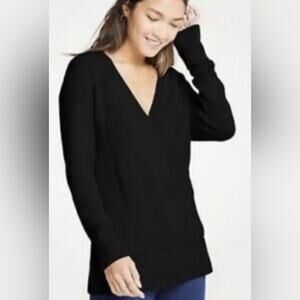 Ann Taylor Faux Wrap Sweater